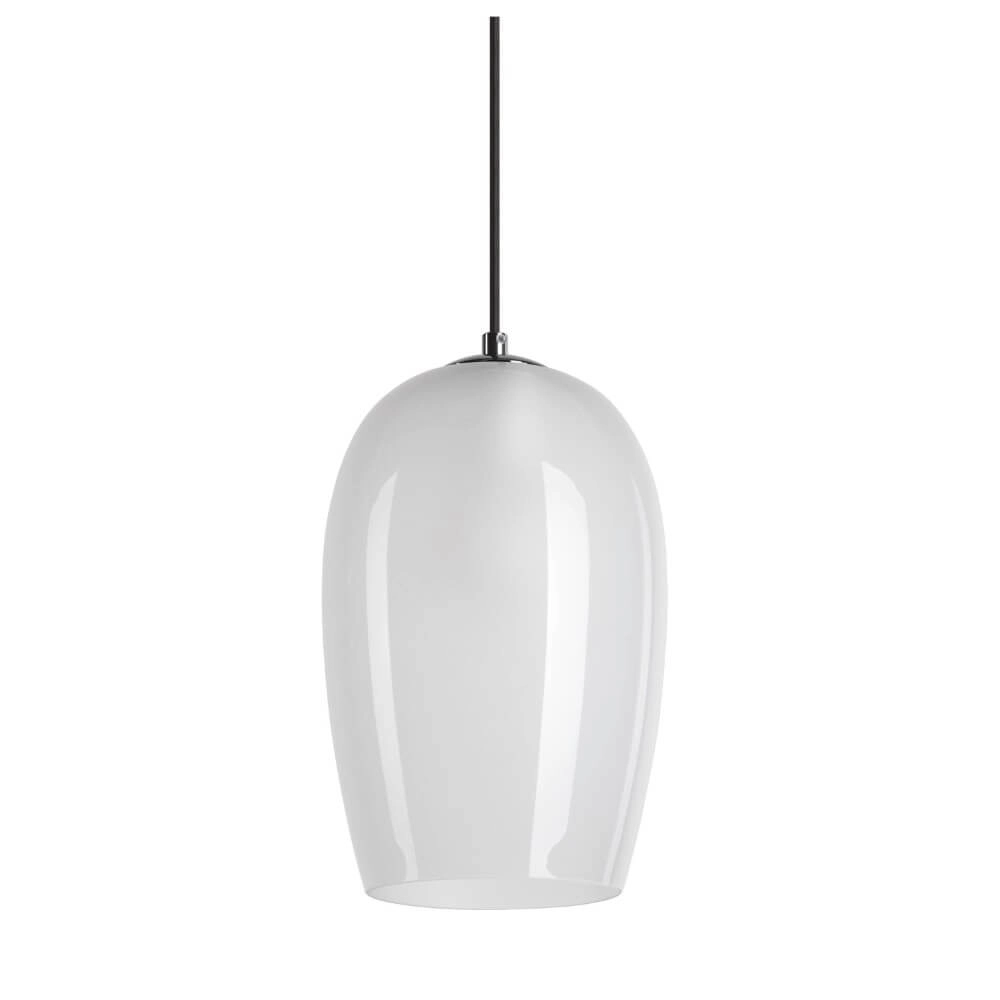 Glass pendant lamp Pantilo white glass - Ø 18cm SLV 4024163266383