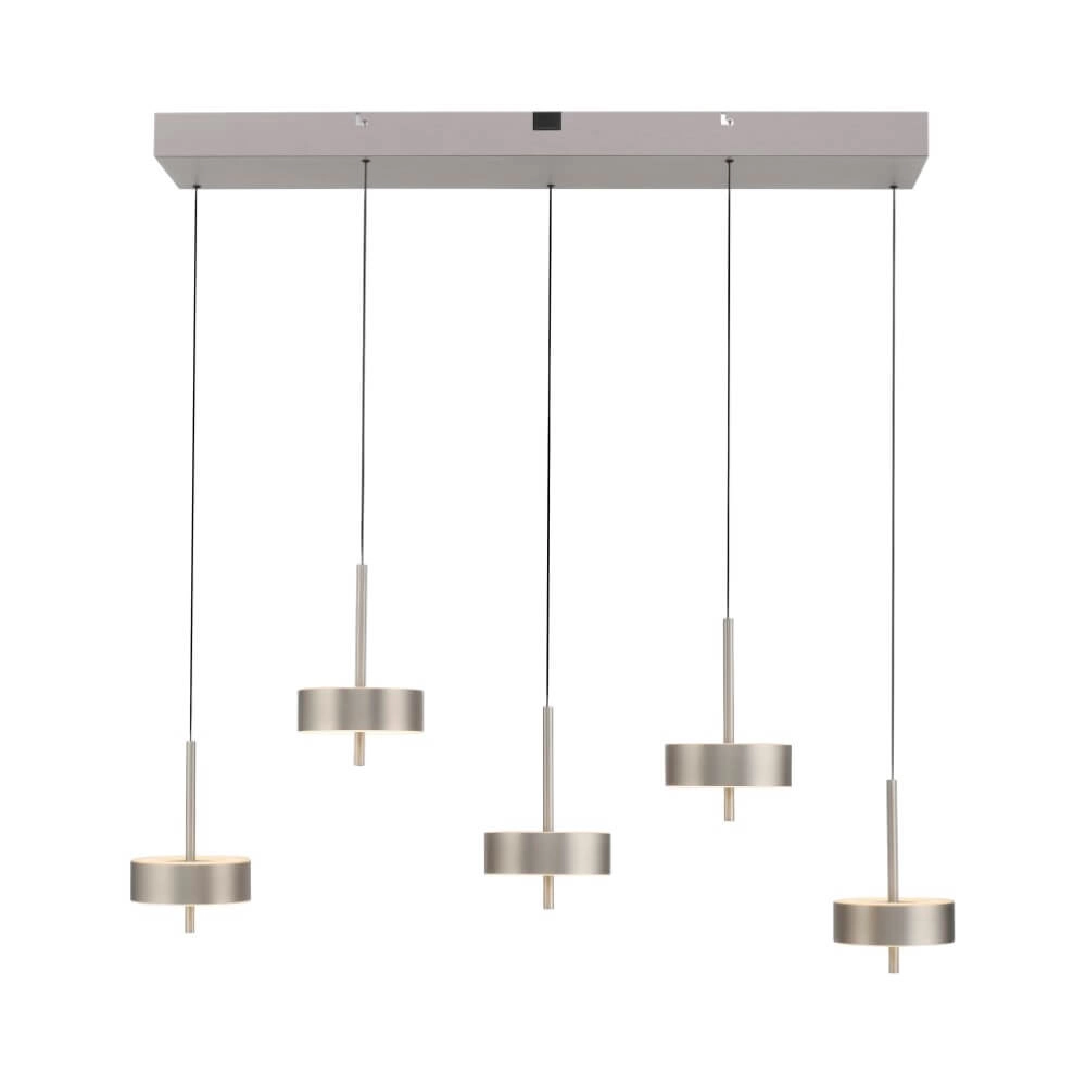 5-light pendant lamp Q-Rotate Aluminum Modern Paul Neuhaus 4012248383186