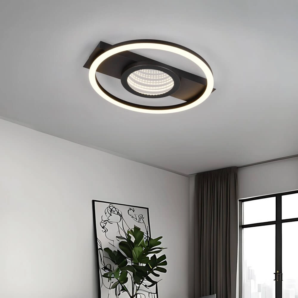 Design ceiling lamp Wheeler white square Trio 4017807640571