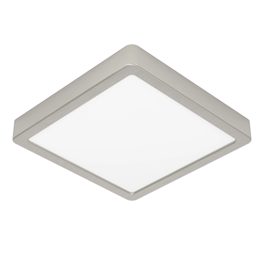 Led ceiling light Fueva 6 Square - Stainless Steel - 22x22cm