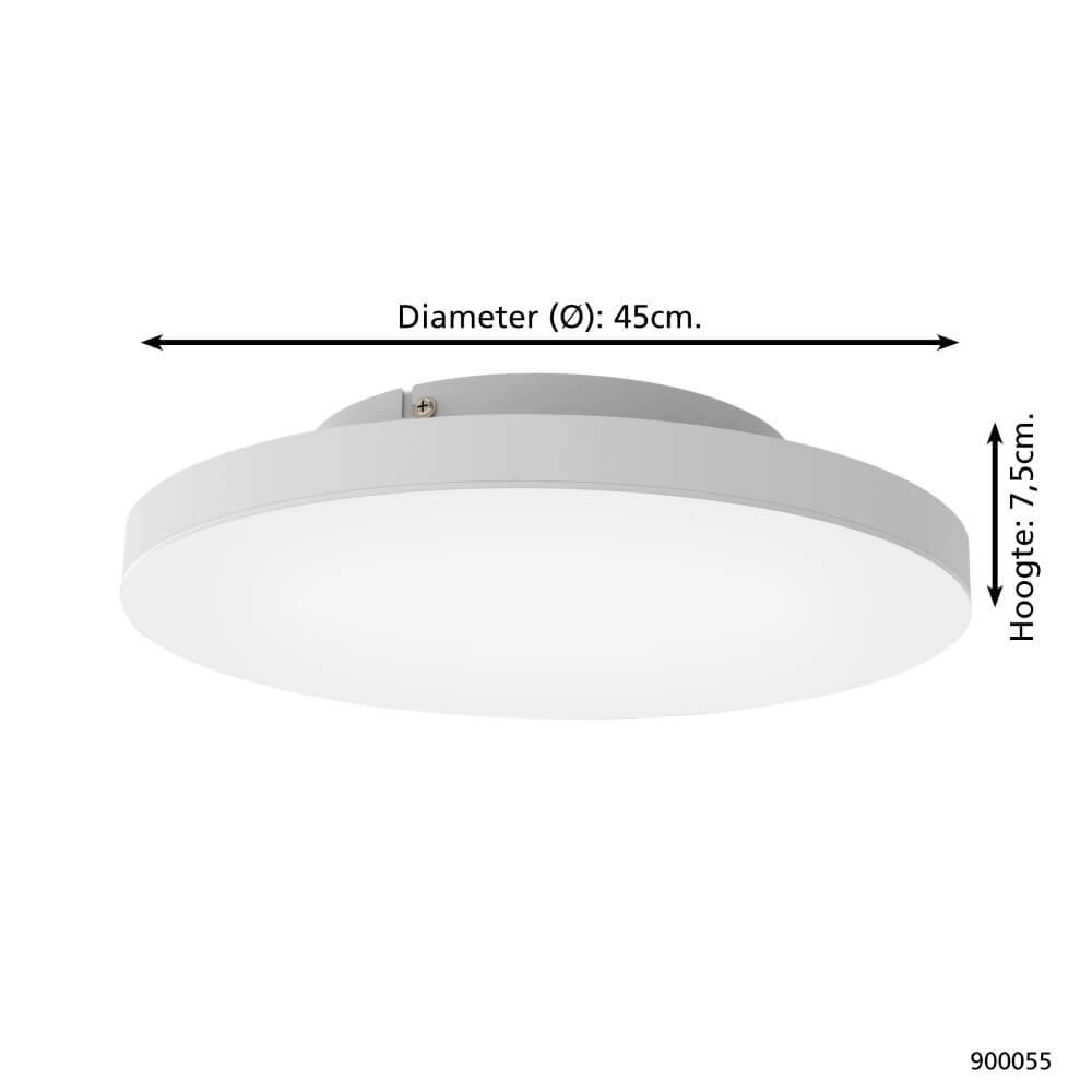 Ceiling light Zigbee Turcona-Z Ø 45cm Eglo 9008606221912
