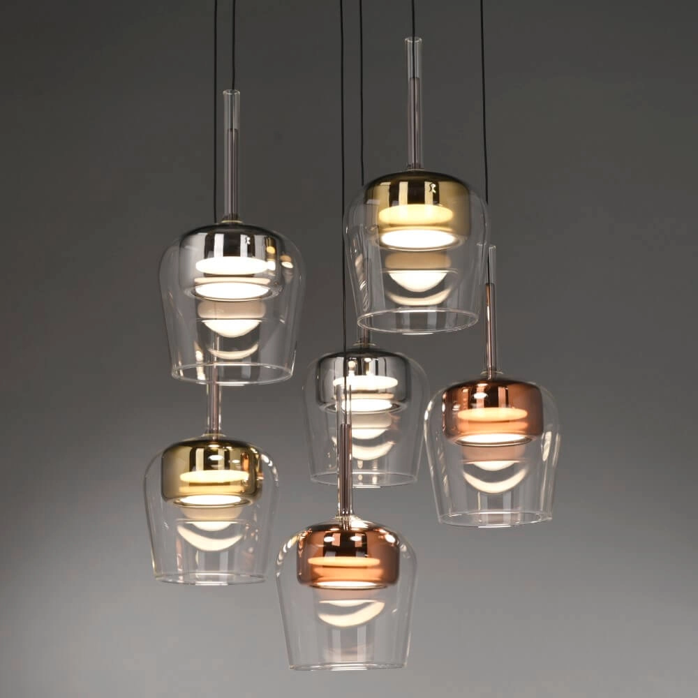 6-light pendant lamp Q-Kon Multiple colors Paul Neuhaus 4012248383872