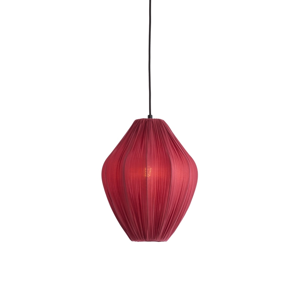 Pendant lamp Verita Ø 31cm - burgundy shade Light & Living 8717807832063