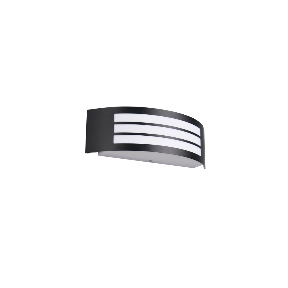 Black wall lamp Ceuta Front door Trio 4017807687637