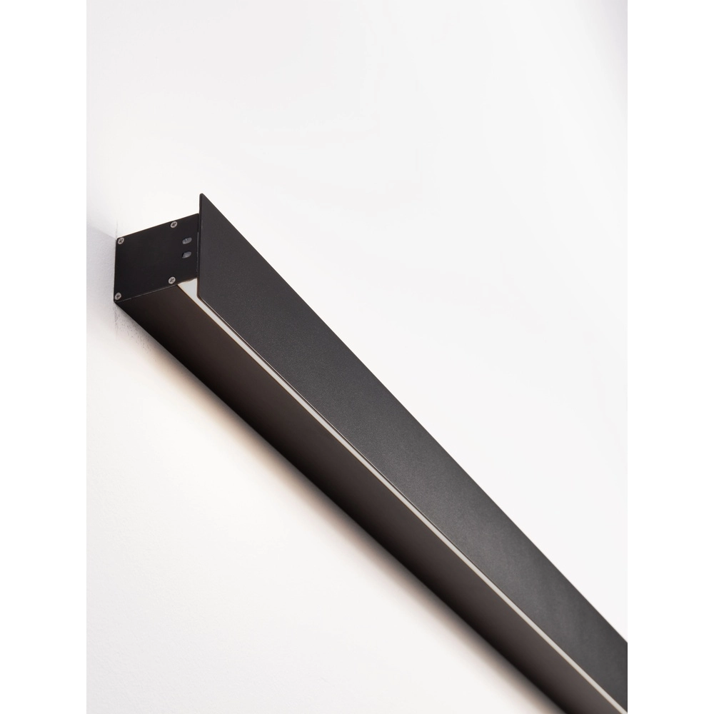 Wall lamp Path Design black 1m