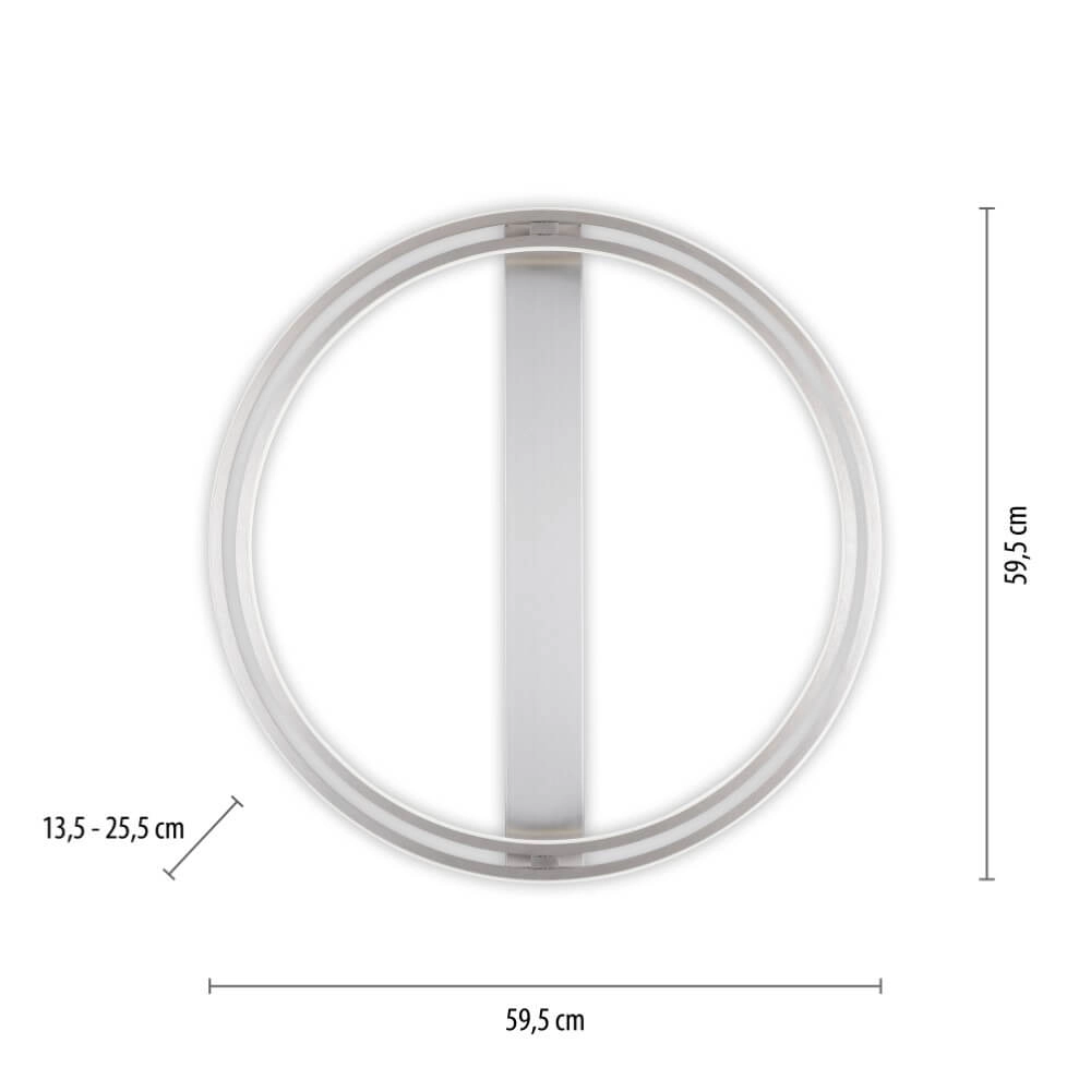 Ceiling lamp Q-Beluga metal Paul Neuhaus 4012248373590