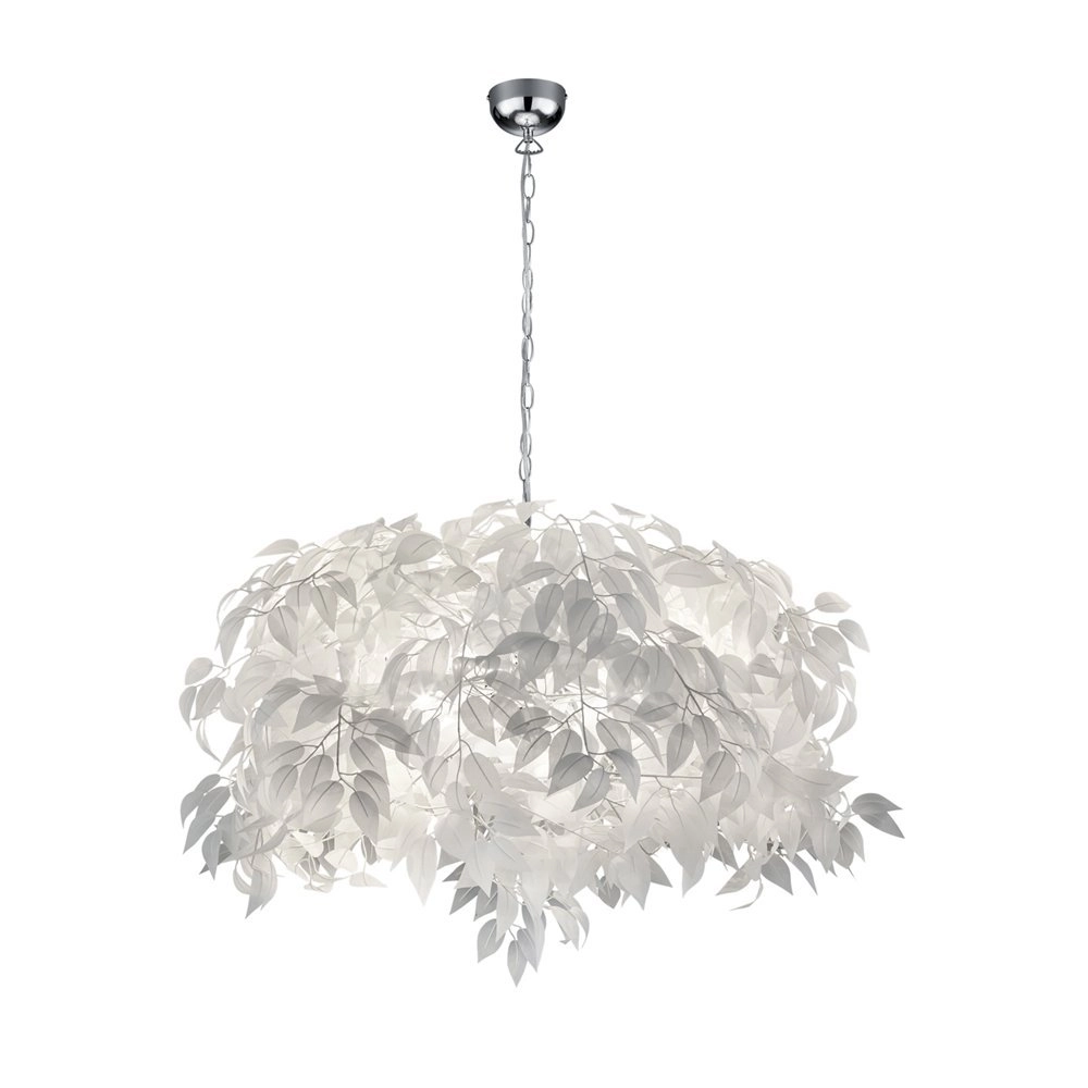 Pendant lamp Leavy 70cm gray shade