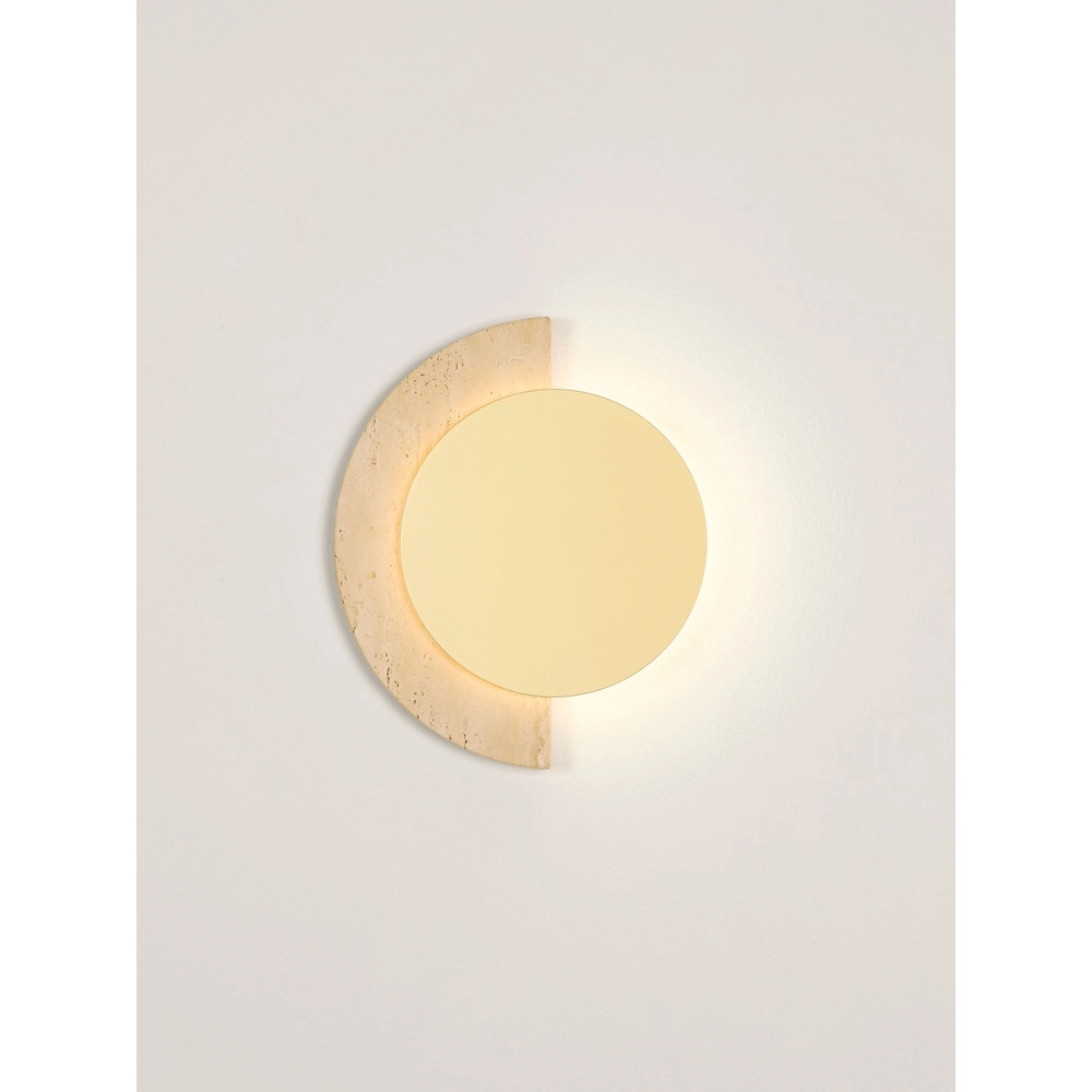 Design wall lamp Molli travertine Ø 21cm Lyora 5212063501317