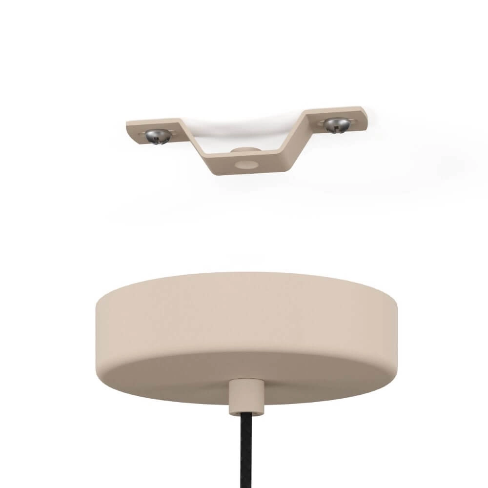 Pendant lamp Valdiola sand brown Ø 36cm Eglo 9008606240562