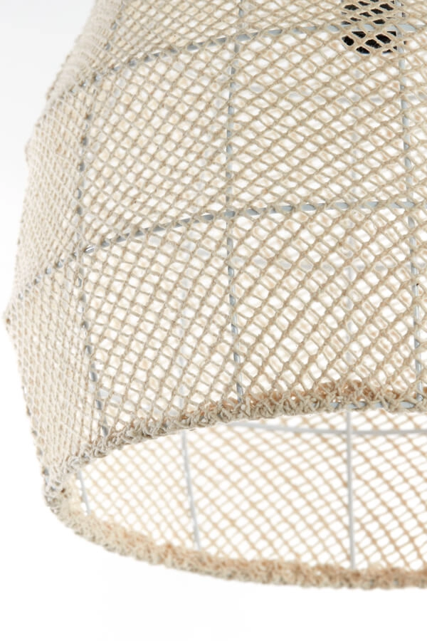 Japandi pendant lamp Makassar cream Ø 42cm Light & Living 8717807706432