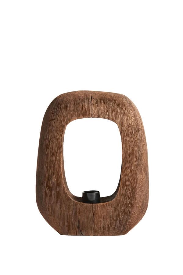 Dark wood table lamp Kelafo 24 x 30cm Light & Living 8717807691073