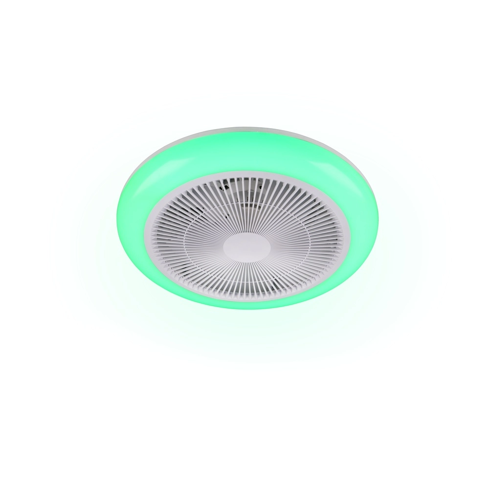 Design fan Holmsund white Ø 46cm with RGB function Trio 4017807688665