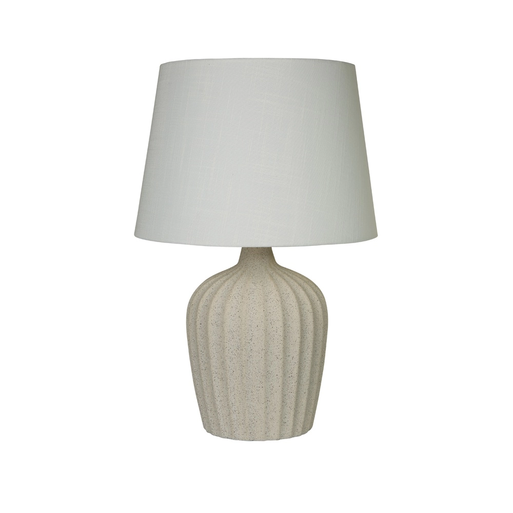 Table lamp Padstow ceramic white