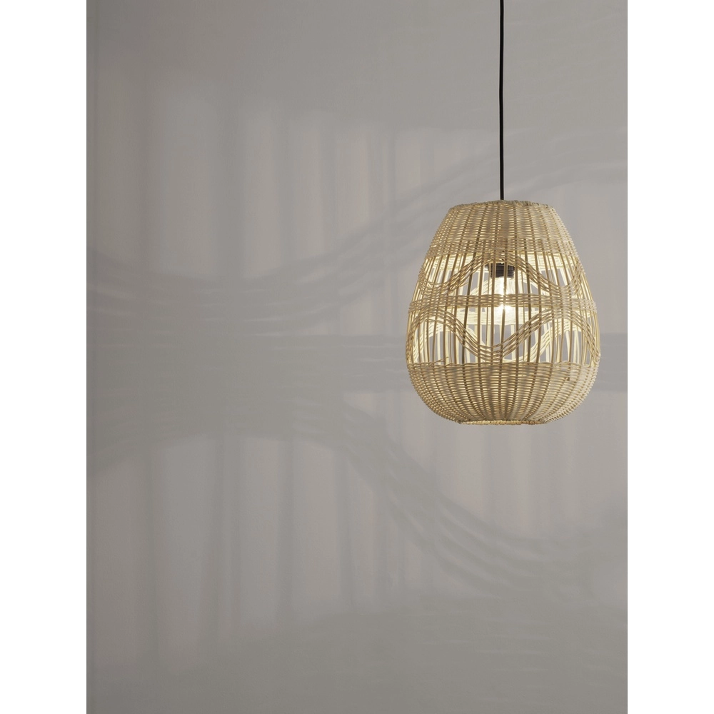Rattan pendant lamp Marlo Ø 30cm Lyora 5212017438805