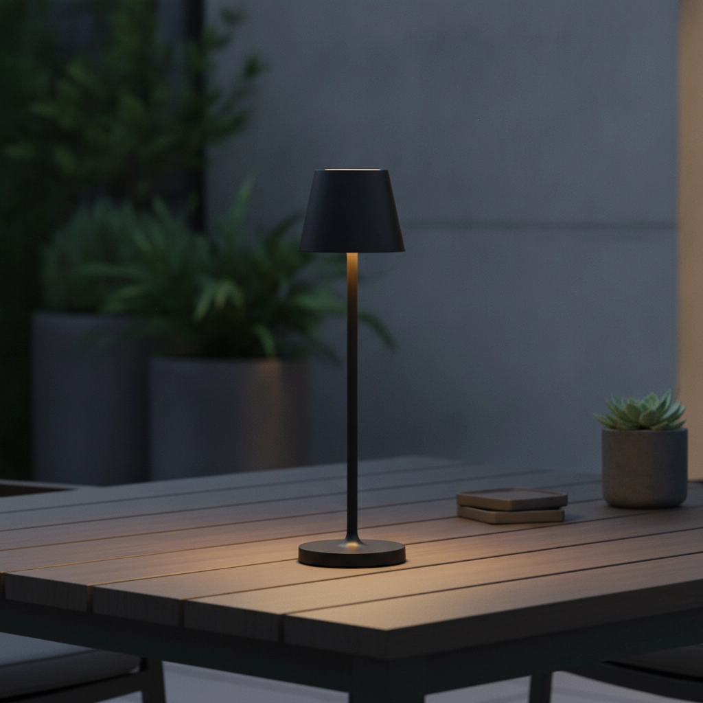 Table lamp Petit Black rechargeable