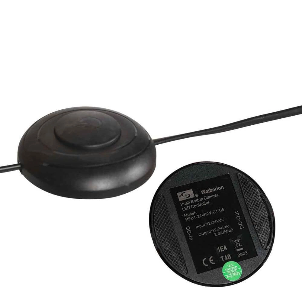 Design arc lamp Ringlux black Steinhauer 8712746176551