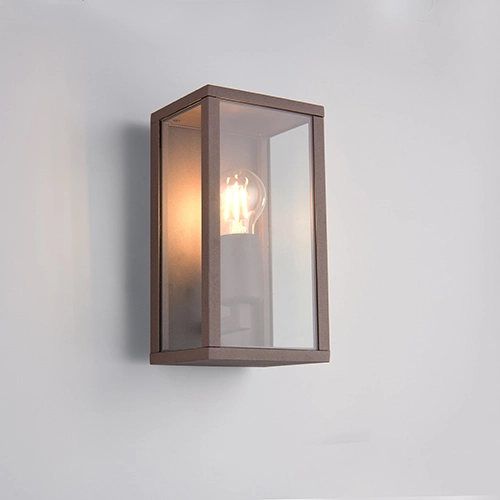 Modern wall lamp Garonne S rust brown