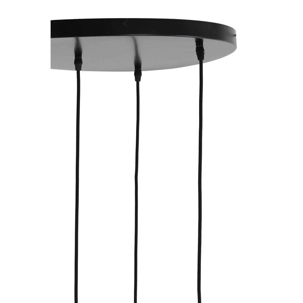 Vide pendant lamp Lekar 5x E27 - brass with smoke glass Light & Living 8717807604585