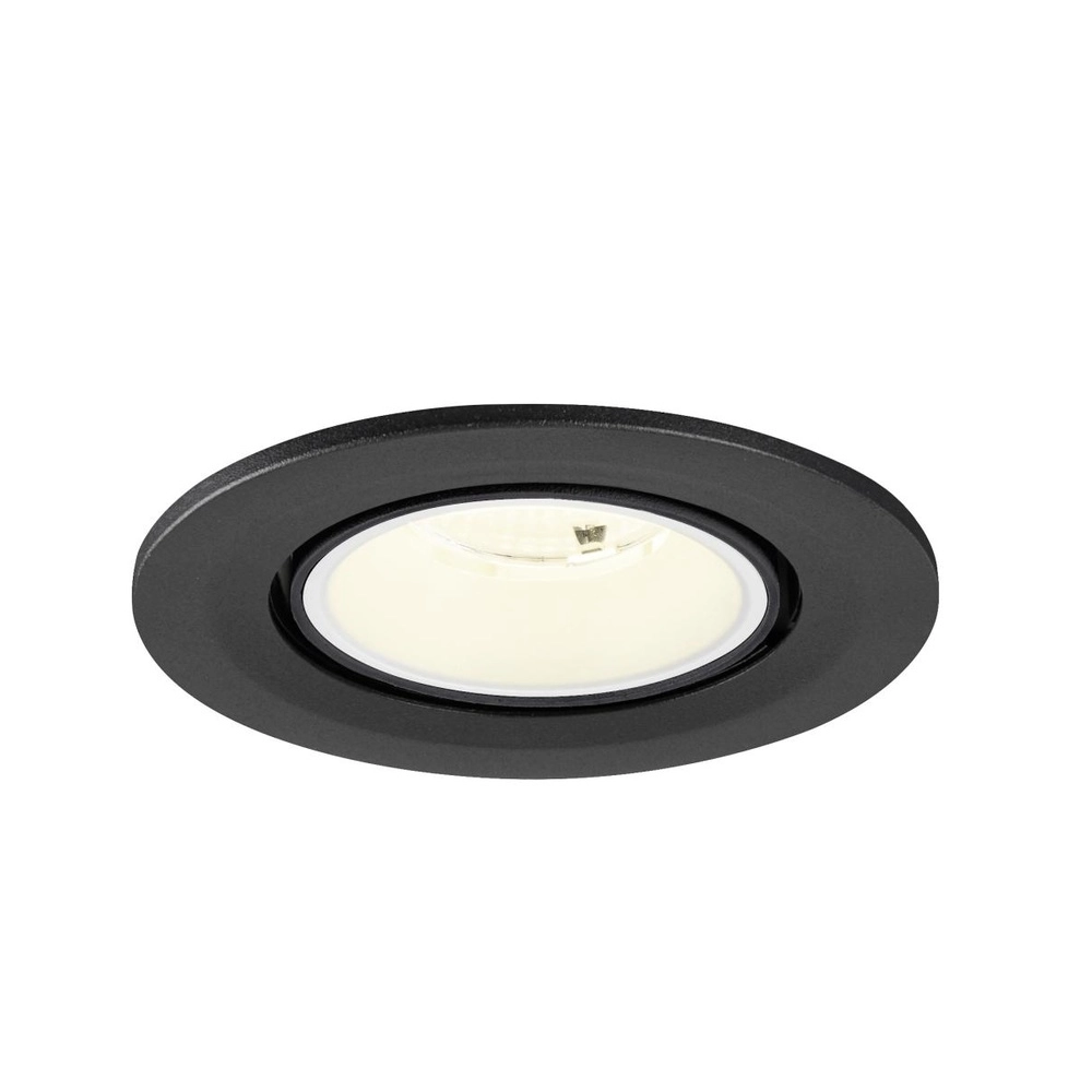 Recessed spotlight Numinos Gimble S black/white 4000K - 55deg SLV 4024163313322