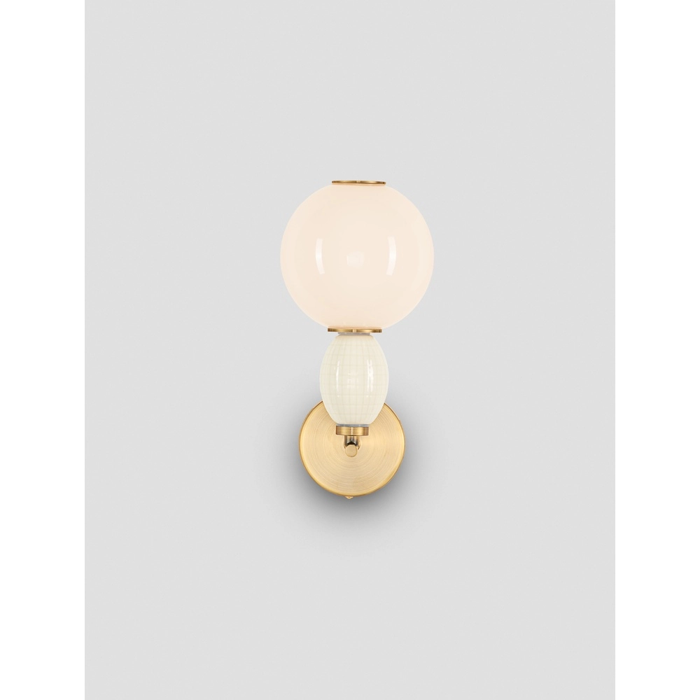 Wall lamp Obrie Gold with white Lyora 5212017484215