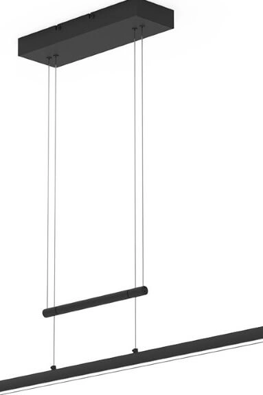 Long pendant lamp Profilo black Steinhauer 8712746151374