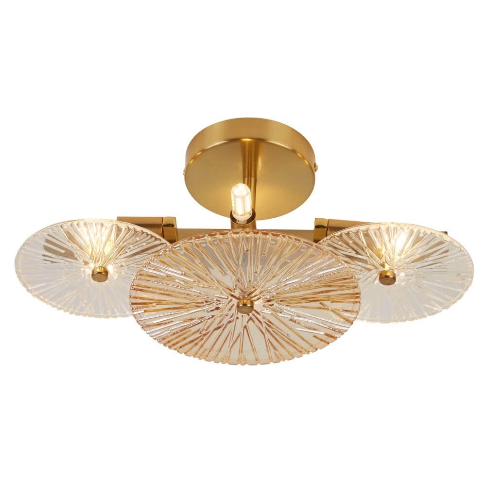 Ceiling lamp Wagon Wheel gold Searchlight 5053423247632