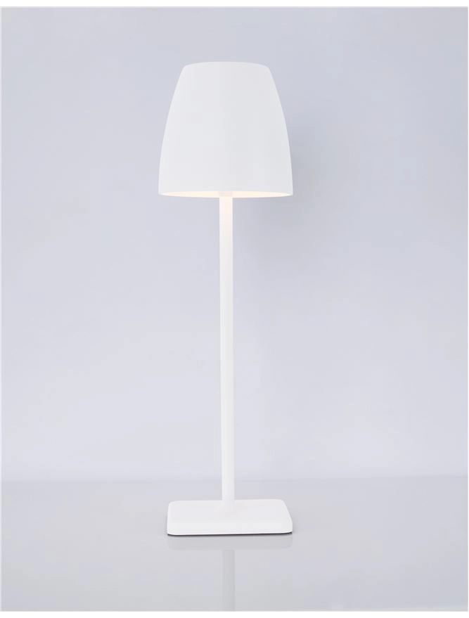 Rechargeable table lamp Colt 38cm white Lyora 5212017425492