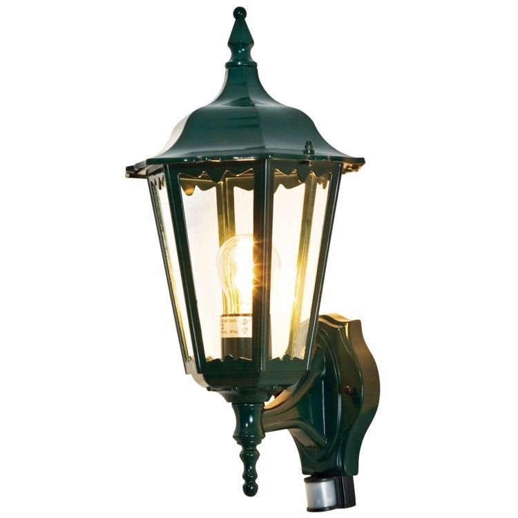 Outdoor lamp Firenze with motion detector green