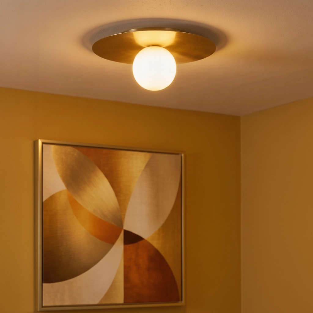 Ceiling lamp Indigo gold Ø 40cm