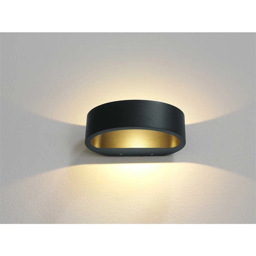 Anthracite facade spotlight Sharp anthracite
