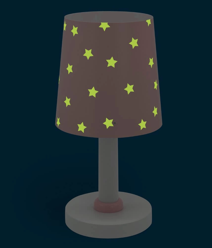 Children's room table lamp Star Light soft pink Dalber 8420406001289