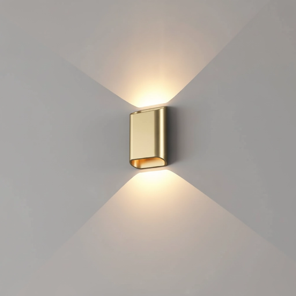Wall lamp Diaz S Gold brushed