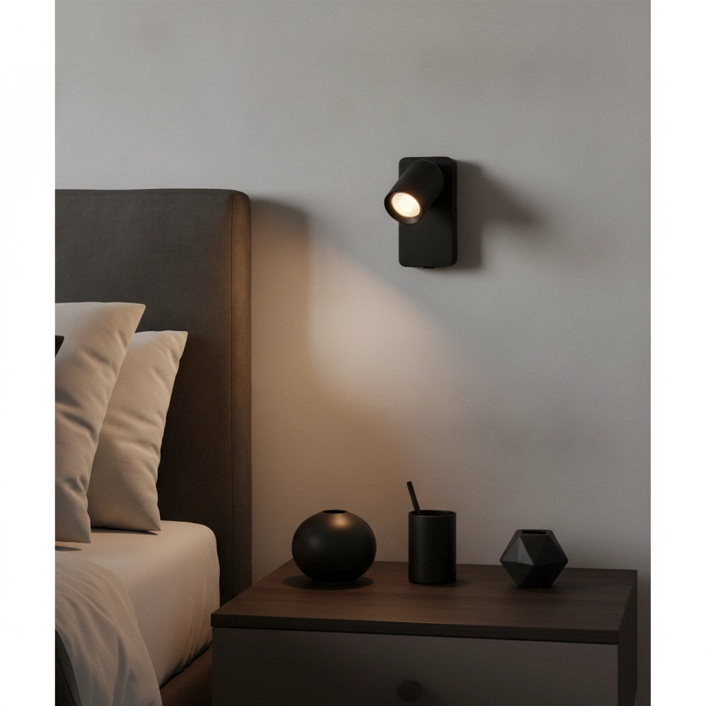 Wall spotlight Cosmina black