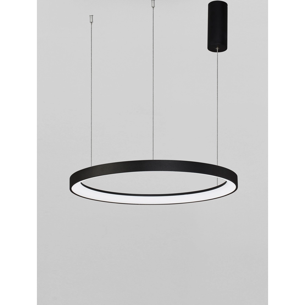Design pendant lamp Pertino black Ø 58cm 2700K
