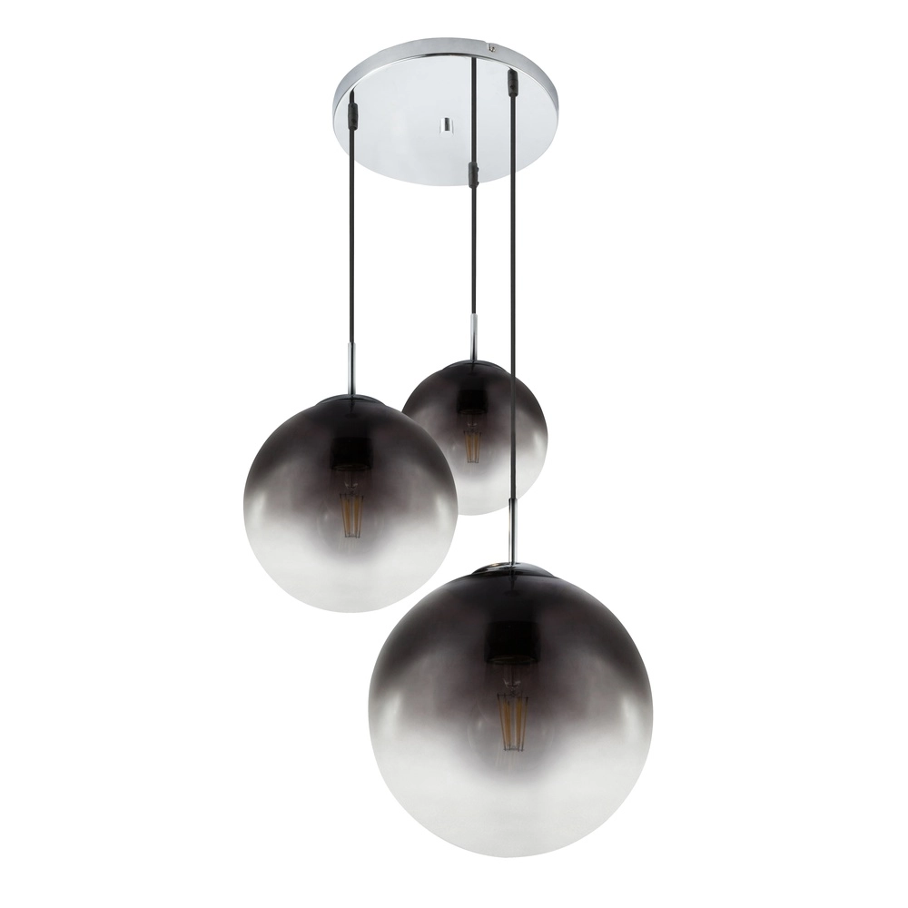 3-light pendant lamp Varus chrome Globo 9007371377473