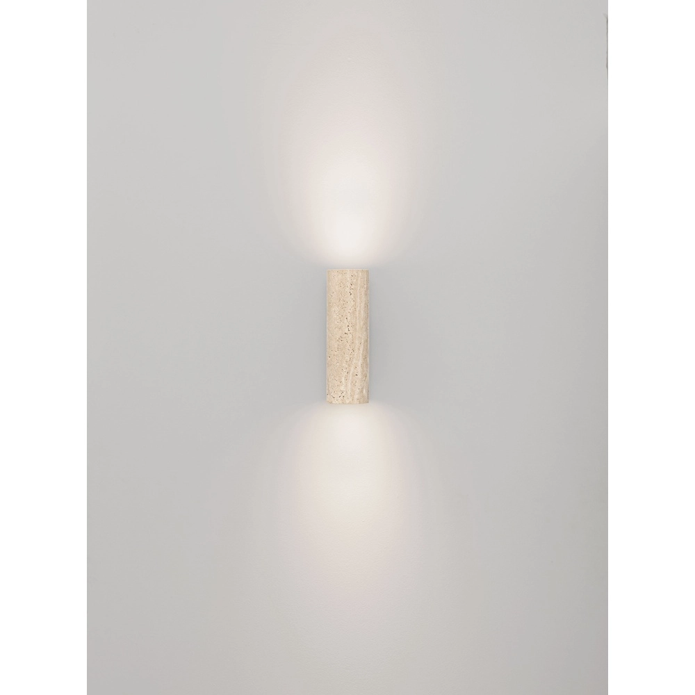 Design wall lamp Olvio sand brown travertine Lyora 5212017495839