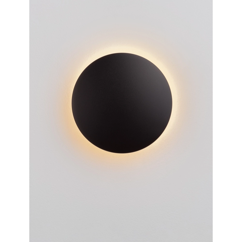 Round wall lamp Copper black Ø 13.5cm Lyora 5212017447326