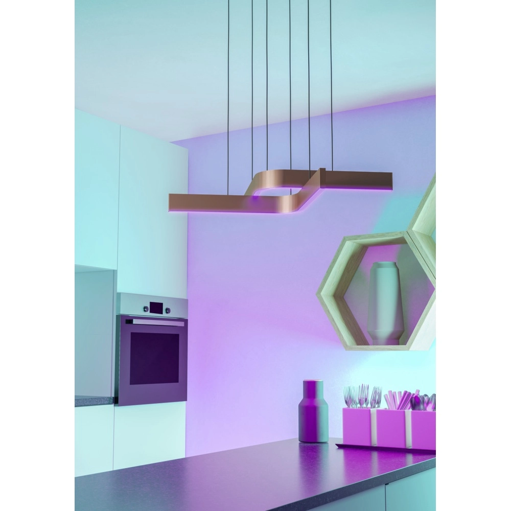 Design pendant lamp Folcino-Z Copper Bronze Eglo 9008606360284