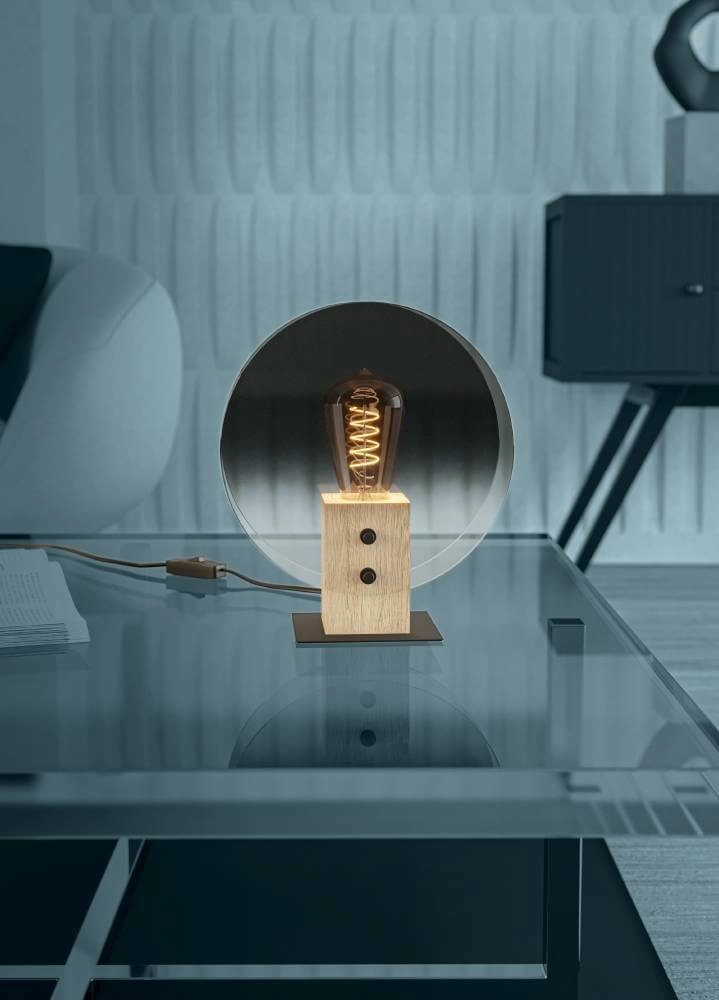 Table lamp Millena wood with black Stars of Light 9008606239450