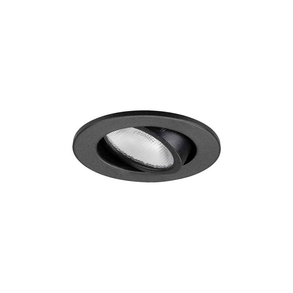 Recessed spotlight New Tria 45 3000K black SLV 4024163303972