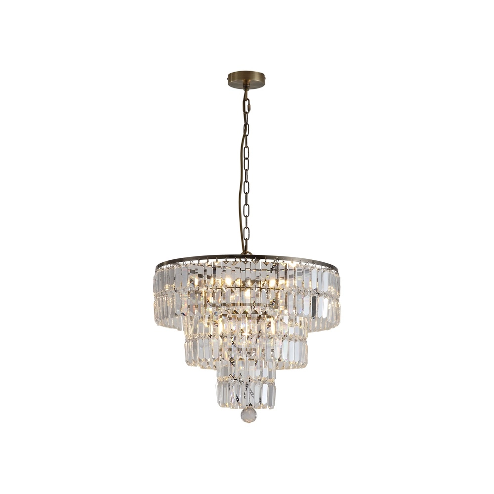 Chandelier Empire antique brass Ø 50cm