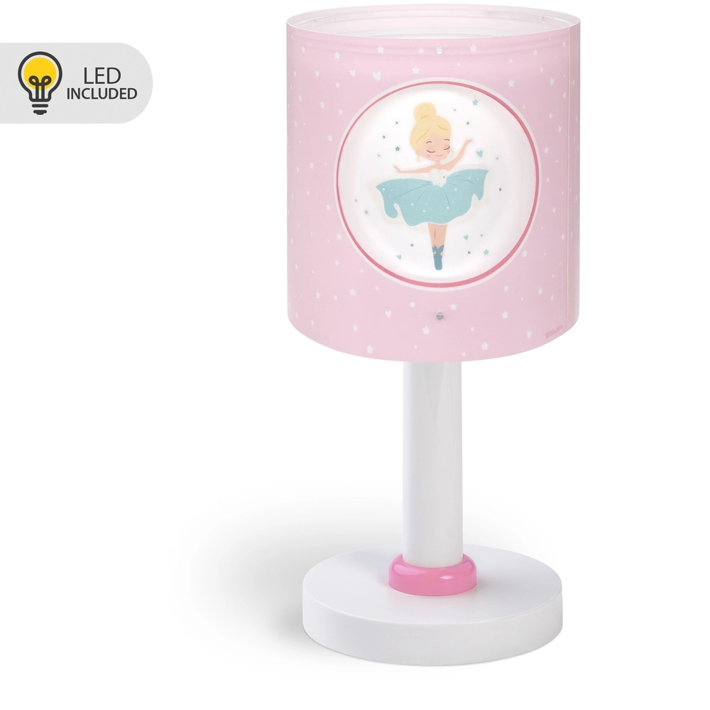 Table lamp Princess Dance Pink glow in the dark