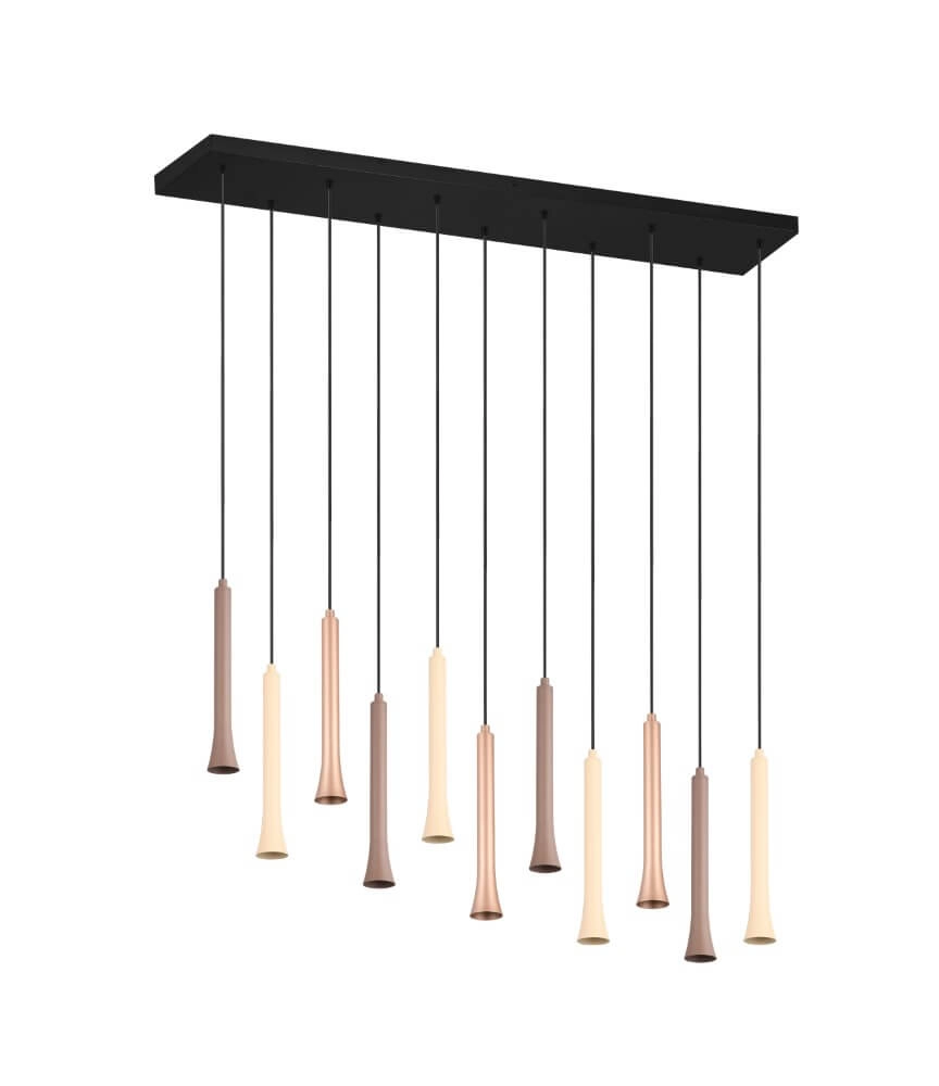 Multi pendant lamp Fiato 115x34cm Trio 4017807616705