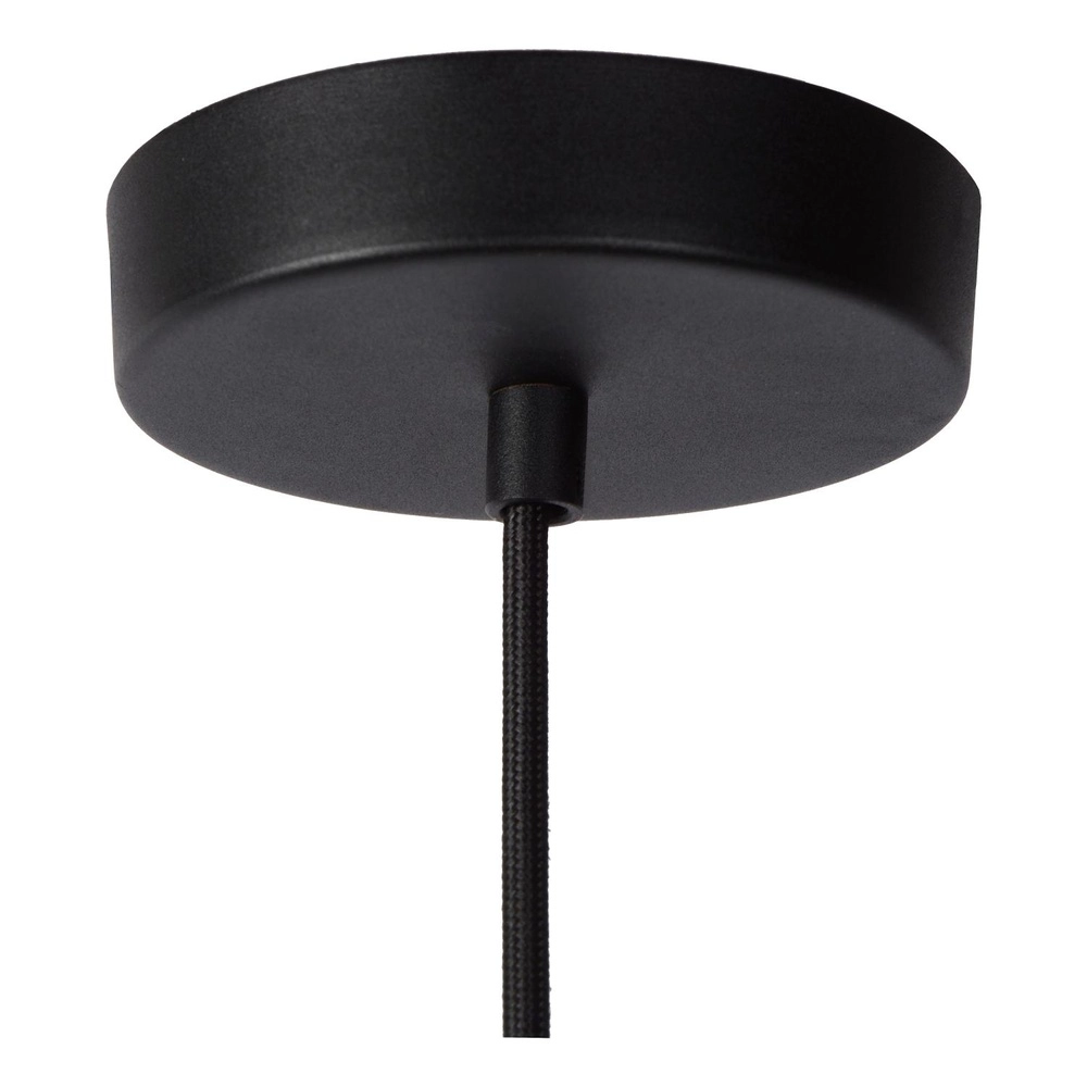 Design pendant lamp Lionel Black Lucide 5411212730428