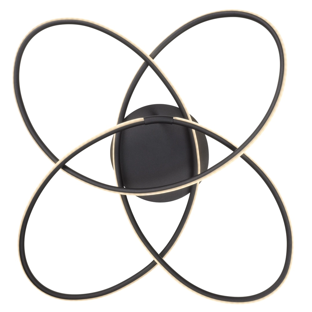 Design ceiling lamp Panda black Ø 80cm Globo 9007371409433