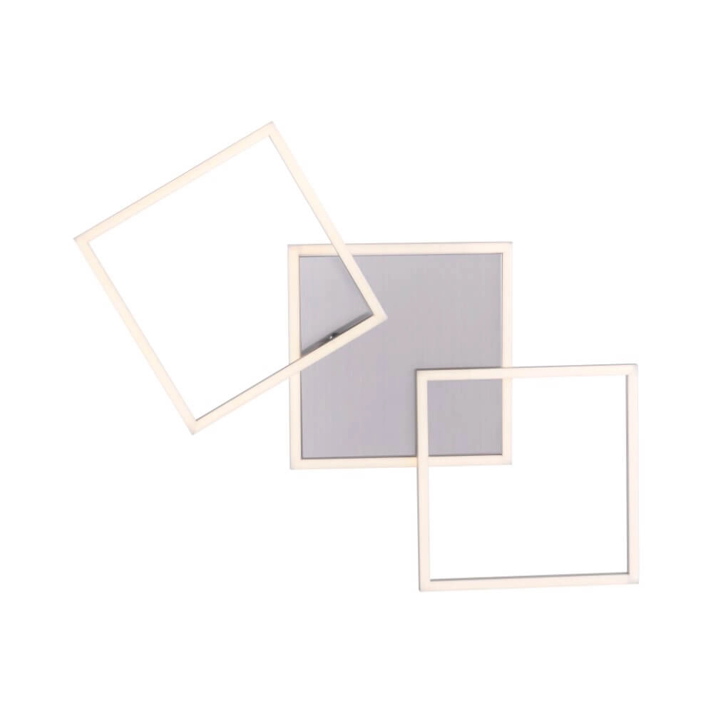 Ceiling light Iven 64cm - 3000K stainless steel Just Light 4043689972950