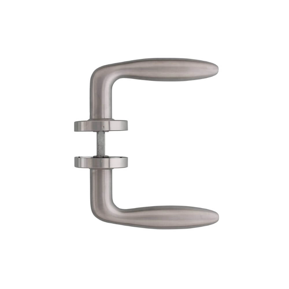 Shaped door handle Jupiter Stainless steel Intersteel 8714186058916