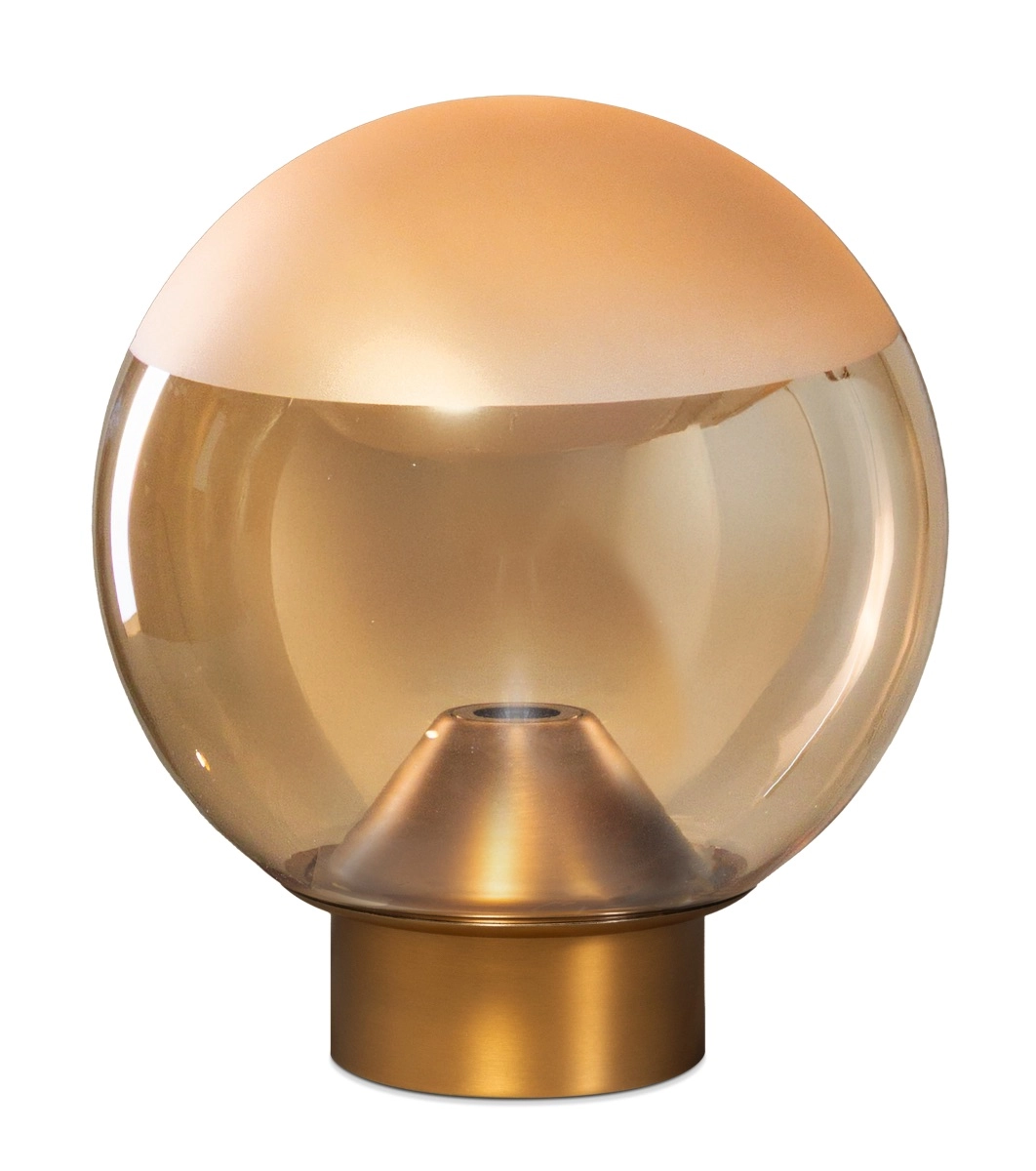 Table lamp with glass ball Yvonne