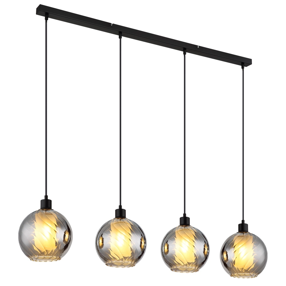 Design pendant lamp Ulf 4-light black