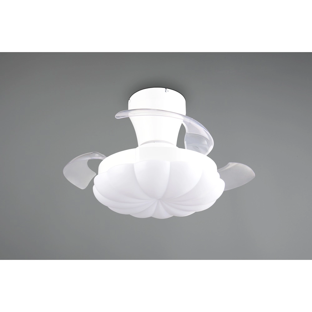 Ceiling fan Boras white Ø 60cm Trio 4017807690514